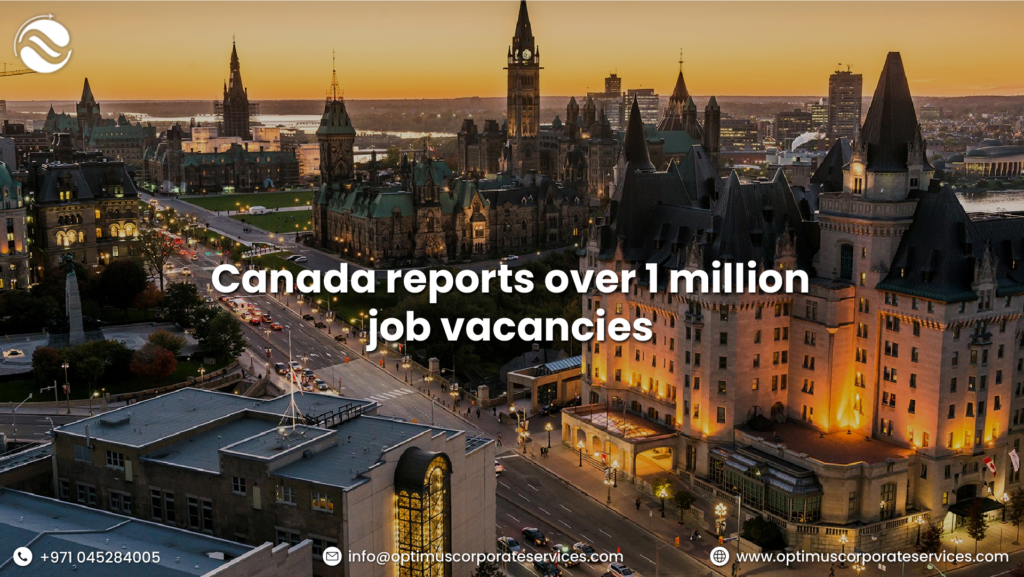Canada reports over 1 million job vacancies